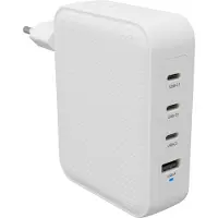 Hyper HyperJuice 145W USB-oplader 140 W 1x USB-A, 3x USB-C Fast Charge Wit Binnen GaN