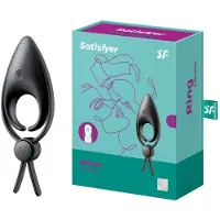 Satisfyer Sniper - vibrerende penisring - oplaadbaar - zwart