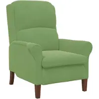 vidaXL Fauteuil Lichtgroen Fluweel