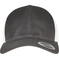 Flexfit Pet donkergrijs / wit