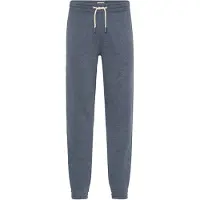 !Solid Broek 'SIMAS' blauw gemêleerd / wit