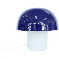 Leitmotiv Tafellamp Nuevo Mini Mushroom - Blauw - 20x20x20cm - Modern