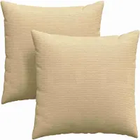 vidaXL Zitkussens 2 pcs Grijs Groen 80 x 80 cm Corduroy stof
