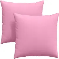 vidaXL Zitkussens 2 st Stof Roze 60 x 60 cm