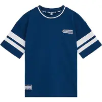 We fashion Shirt donkerblauw / wit