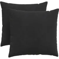 vidaXL Zitkussens 2 pcs Zwart 50 x 50 cm Corduroy stof