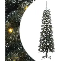 vidaXL Kunstkerstboom met 150 LED Groen 150 cm PVC en Plastic en Staal