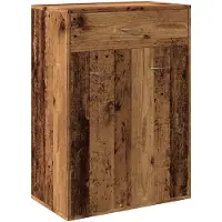 vidaXL Schoenenkast 60x35x84 cm bewerkt hout oud houtkleurig
