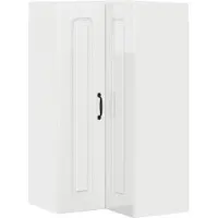 vidaXL Vaatwasserfront Kalmar, hoogglans wit, 57 x 57 x 100 cm