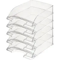 Leitz 5226 Plus brievenbak glashelder transparant (5 stuks)