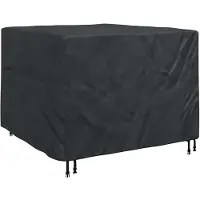 vidaXL Meubelbescherming Zwart 135 x 135 x 90 cm 210D Oxford Stof