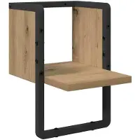 vidaXL Wandplank Muurmontage Ambachtelijk Eiken 20 x 25 x 30 cm