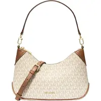 Michael Kors Schoudertas ecru / cognac
