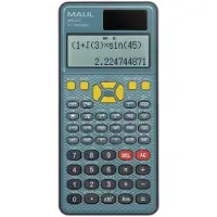 MAUL Wetenschappelijke Bureaurekenmachine MSC 417 LCD-scherm Solar Batterij 16.1 x 8.5 x 2.1 cm zwart