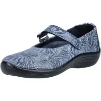 Arcopedico Ballerina met riempjes marine / smoky blue