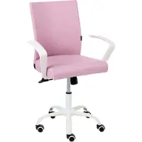 Beliani MODRA - Bureaustoel - Roze - Polyester