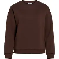 Vila Sweatshirt 'VISandy' chocoladebruin