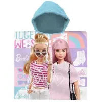 Euroswan Barbie Poncho Roze Kinderen