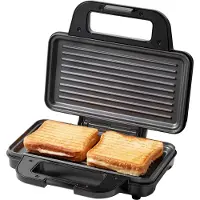 Tomado TGP2002S Tosti Apparaat voor 2 Tosti's - Grill IJzer - Panini - PFAS vrij - 1000 watt - RVS