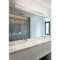 HELESTRA LED-wandlamp Theia, chroom / zilver, Badkamer, metaal, Modern, LED wandlamp