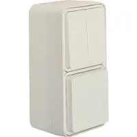 Hager Berker Combistopcontact met Serieschakelaar en Behuizing - 47903512