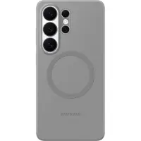Samsung Galaxy S26 Ultra Siliconen Back Cover met Magneet Grijs