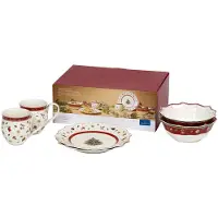 Villeroy & Boch Ontbijtset Toy's Delight Wit (6-Delig)