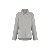 Yumeko Pyjamashirt Flanel M Grijs - Eco, Bio & Fairtrade