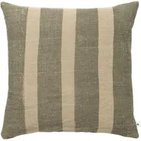 Ferm Living Oleo Kussen Tea Green|Natural
