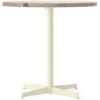 Audo Copenhagen Nook Eettafel Ø80 cm | Ivory | Kunis Breccia Stone