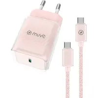Muvit For Change Pd 30w Usb-c-wandlader + Usb-c-kabel 1 M 3a