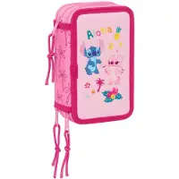 Stitch Disney Lilo & Stitch Gevuld Etui Chill - 37 stuks - 19,5 x 12,5 x 5,5 cm - Polyester