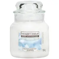 Yankee candle Home Inspiration Small Jar Geurkaars Soft Cotton | 104 g | Glazen Kaars met Deksel voor Sfeervolle Kamerlucht