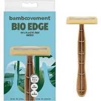 Bamboovement Wegwerp Scheermesjes - Voordeelverpakking 25 Stuks - 99% Plasticvrij - 3 Mesjes