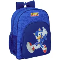 Sonic rugzak, 15 liter, 32x38x12 cm, blauw, voor kinderen, blauw, one size