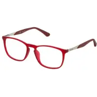 Police Brillen VK064507CSM, rood, voor kinderen (diameter 50 mm)
