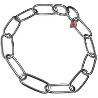 Sprenger Hondenhalsband , zilverkleurig, met lange verbindingen (59 cm)