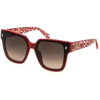 Just cavalli Zonnebril SJC089V 65/13/140 Volledig glanzend rood Acetaat VROUW SJC089V