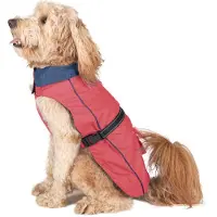Dog Gone Smart Regenjas voor honden, merk , kleur koraal, maat 50 cm
