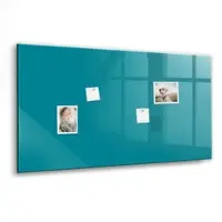 Tulup Whitebord - Zeekleur - 120 x 60 cm - Maritiem Magneetbord Foto - Gratis 5 Sterke Magneten + Whiteboard Marker & Wisser - Wanddecoratie Kantoor - Magnetisch Bord Kind - Productiviteit Tools
