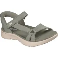 SKECHERS Go Walk Flex Sandalen groen Textiel Maat 40