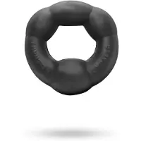 Vuxen - Thruster Cockring - Night Edition - Siliconen/TPR - Zwart