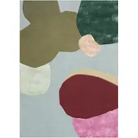 Layered Sleeping Flower wollen vloerkleed 180x270 cm