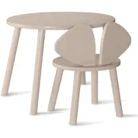 Nofred Mouse set kinderstoel + tafel Beige