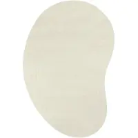 Layered Residue wollen vloerkleed 180x270 cm Bone White