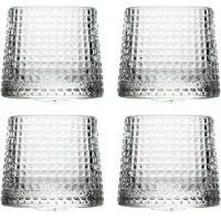 La Rochère Blossom whiskeyglas 16 cl 4-pack Transparant