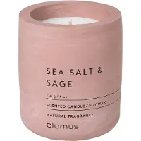 Blomus Geurkaars Fraga Sea Salt & Sage Withered Rose 24 uur (6,5 x 8,0 cm)