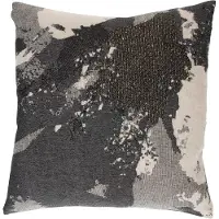 AYTM Floreo kussen 45x45 cm Wit-grijs