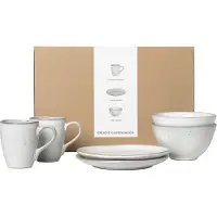 Broste Copenhagen Nordic Sand ontbijtset voor twee 6-delig