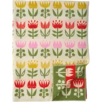 Klippan Yllefabrik Tulip plaid 130x180 cm Multi